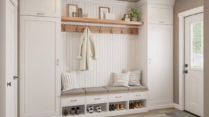 Read more about the article Mudroom Storage Ideas That’ll Actually Keep Your Entryway Organized (Finally)